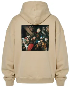Bluza oversize Chrystus dźwigający krzyż Hieronim Bosch