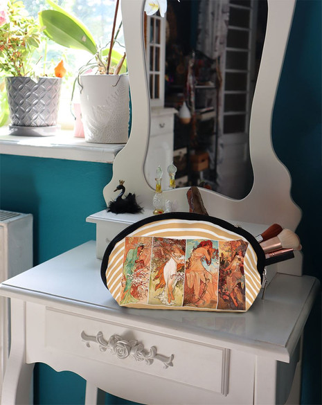 Kosmetyczka 4 pory roku Alfons Mucha