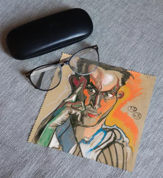 Ściereczka do okularów Autoportret, 1918 Witkacy