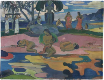 Podkładka na stół Mahana no atua (Dzień Boga) Paul Gauguin