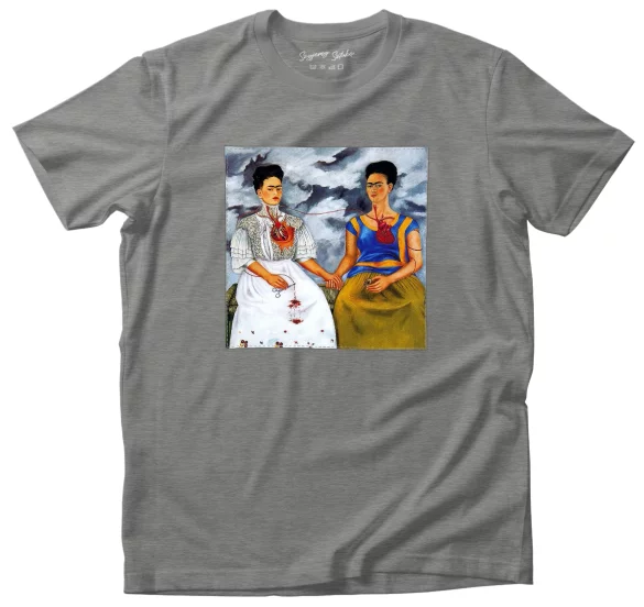 Koszulka z naszywką Dwie Fridy Frida Kahlo