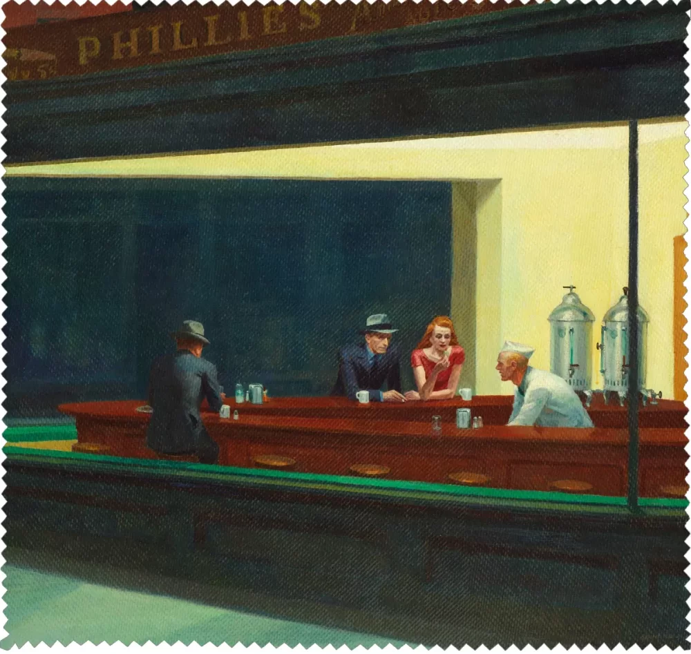 Ściereczka do okularów Nocne marki Edward Hopper