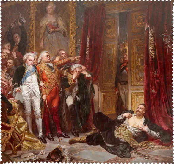 Ściereczka do okularów Rejtan - Upadek Polski Jan Matejko