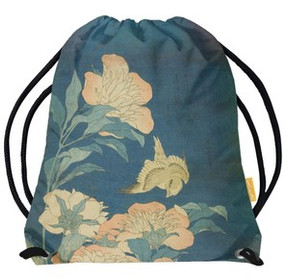 Worek Kanarek i piwonia Katsushika Hokusai