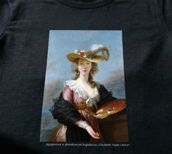 Bluzka damska Autoportret w słomkowym kapeluszu Élisabeth Vigée-Lebrun