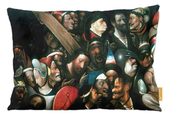 Poduszka Chrystus dźwigający krzyż Hieronim Bosch