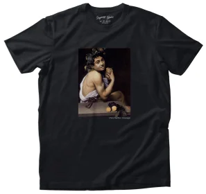 Koszulka z nadrukiem Chory Bachus Caravaggio