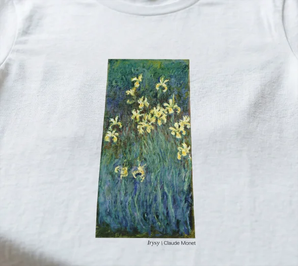 Bluzka damska Irysy Claude Monet