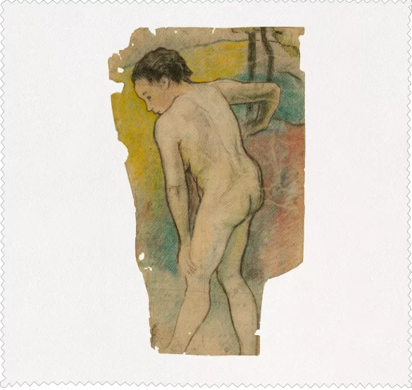 Ściereczka do okularów Breton Kąpiący się Paul Gauguin