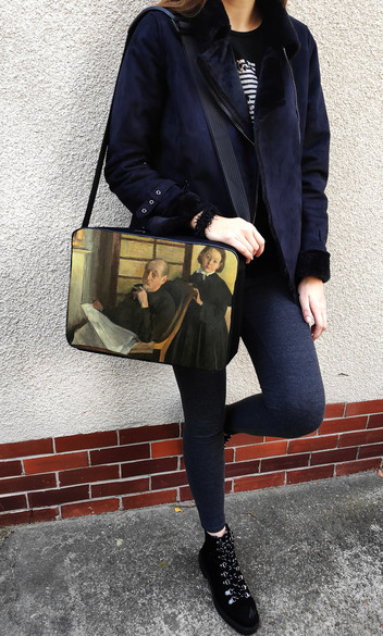 Torba na ramię Henri Degas i jego siostrzenica Lucie Degas Edgar Degas