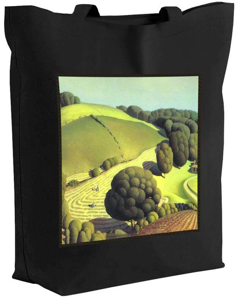 Torba z naszywką Young Corn Grant Wood