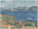Podkładka na stół Zatoka Marsylii widziana z L​ ​Estaque​ 1885​ Paul Cezanne