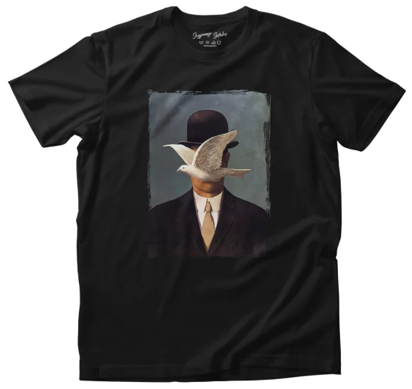 Koszulka Mężczyzna w meloniku René Magritte