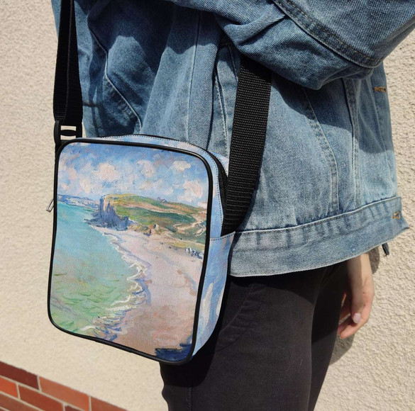 Torba Listonoszka Plaża w Pourville Claude Monet 