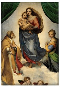 Magnes Madonna Sykstyńska Rafael Santi
