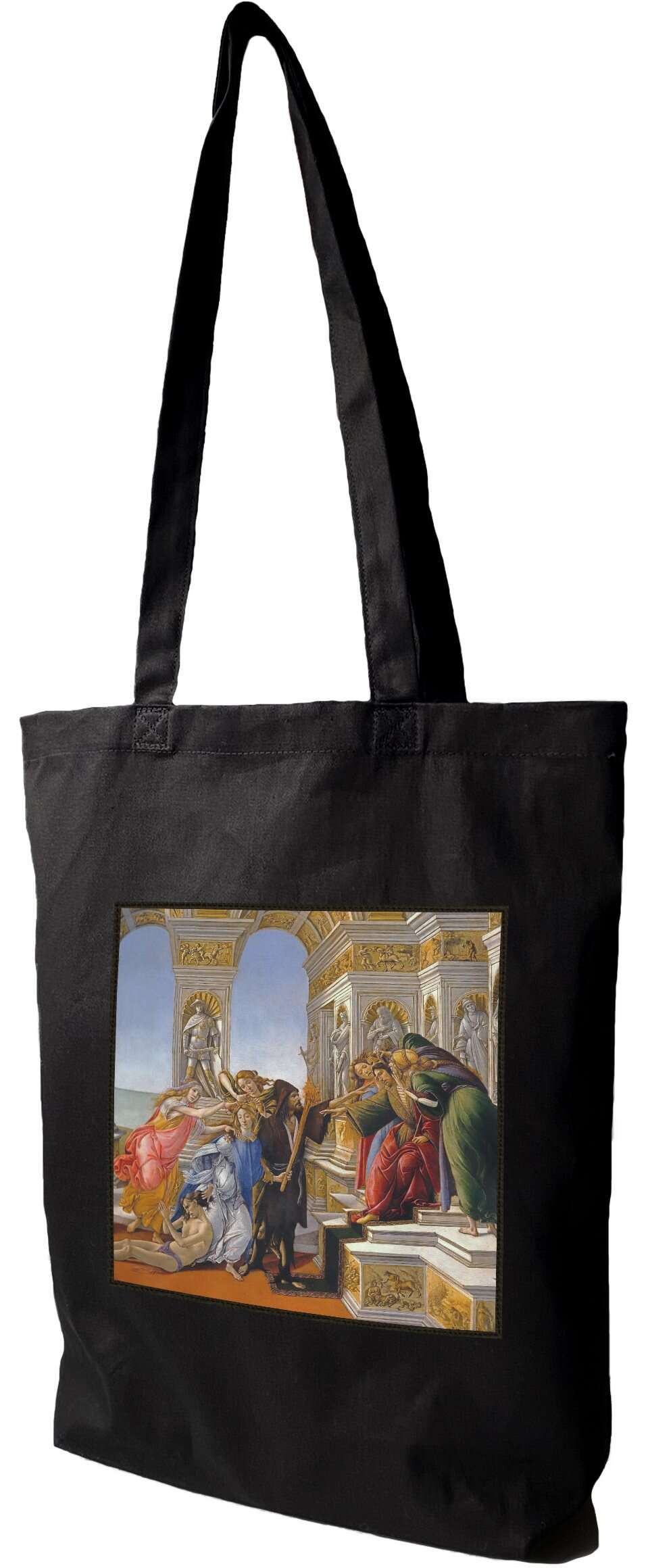 Torba z naszywką Oszczerstwo według Apellesa Sandro Botticelli, Czarna