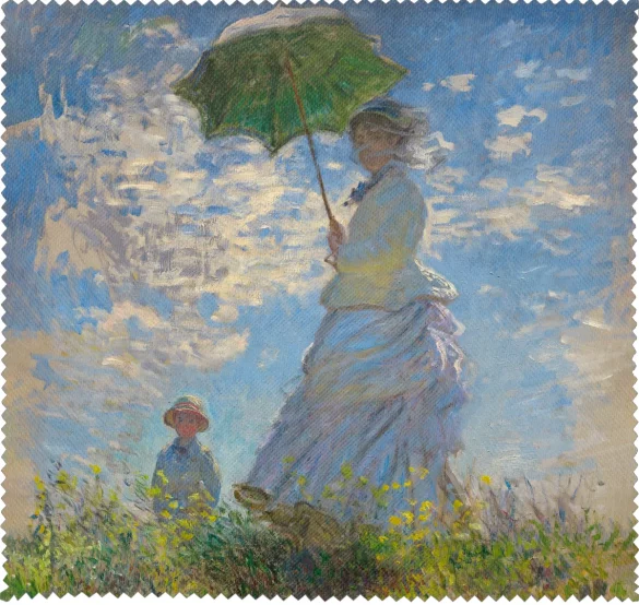 Ściereczka do okularów Kobieta z parasolem Claude Monet