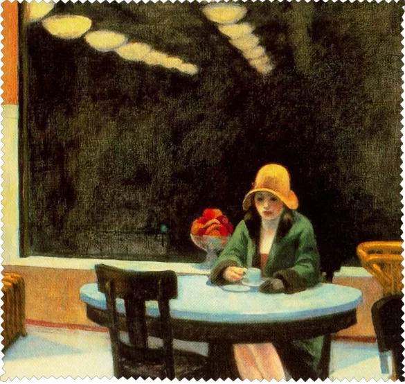 Ściereczka do okularów Automat Edward Hopper