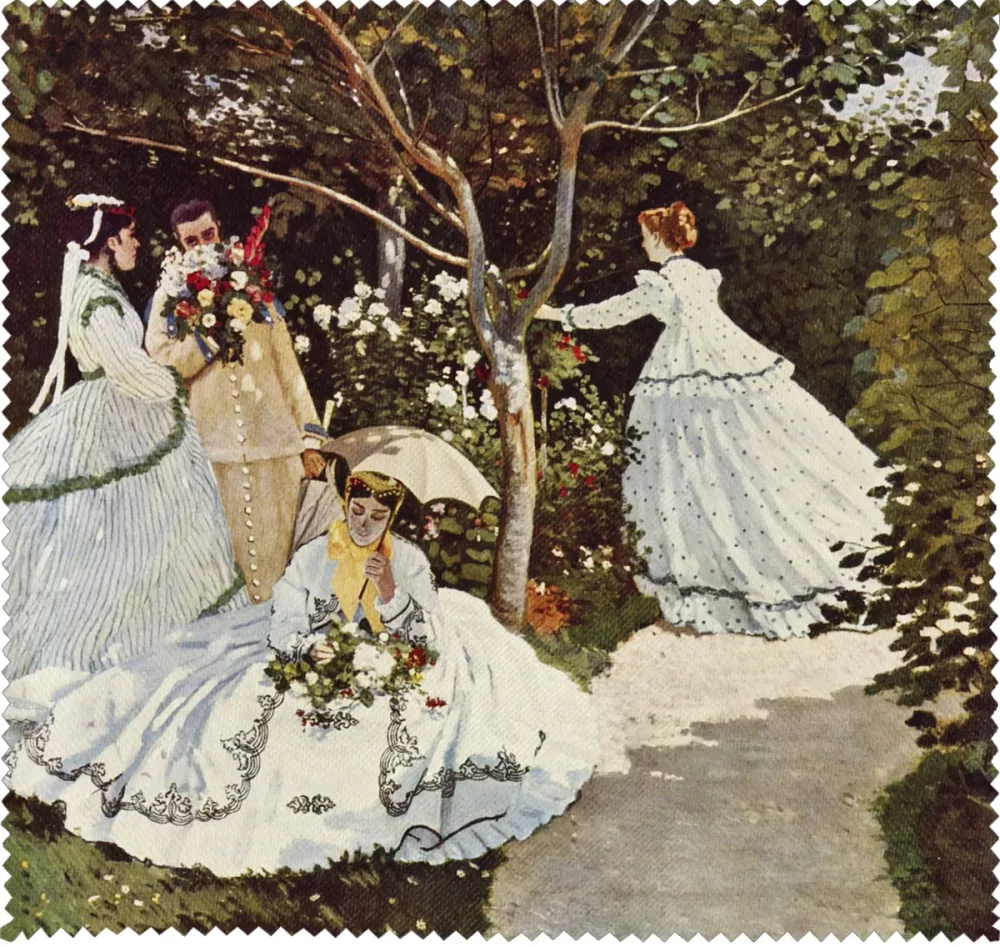 Ściereczka do okularów Kobiety w ogrodzie Claude Monet