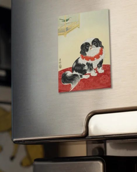 Magnes Pies pekińczyk Ohara Koson