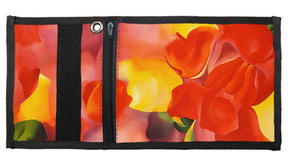Portfel czerwona kanna Georgia O’Keeffe