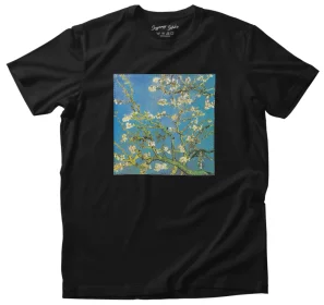 Koszulka z naszywką Kwitnący migdałowiec Vincent Van Gogh