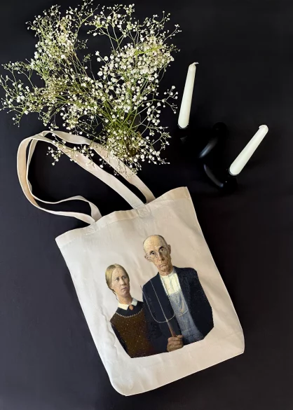 Torba bawełniana American Gothic Grant Wood