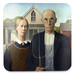 Podkładka pod kubek American Gothic Grant Wood