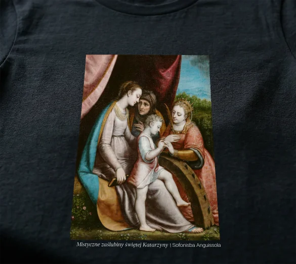 Bluzka damska Mistyczne zaślubiny świętej Katarzyny Sofonisba Anguissola