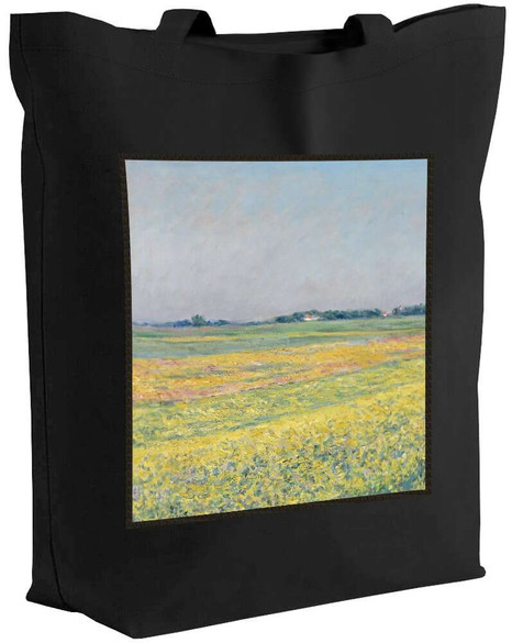 Torba z naszywką Równina Gennevilliers, żółte pola Gustave Caillebotte