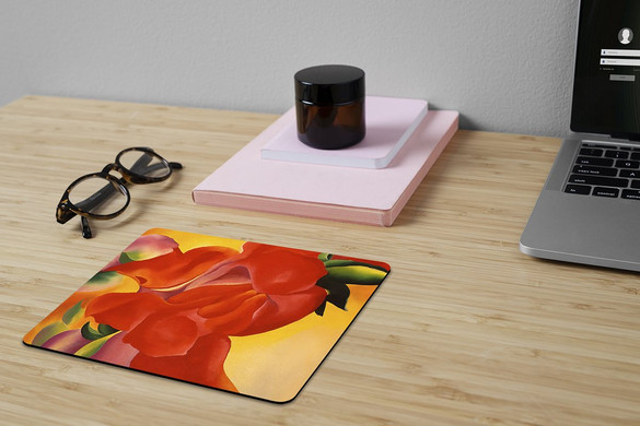 Podkładka czerwona kanna Georgia O’Keeffe 24x19cm