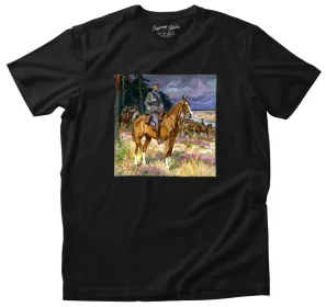 Koszulka z naszywką Józef Piłsudski na Kasztance Wojciech Kossak