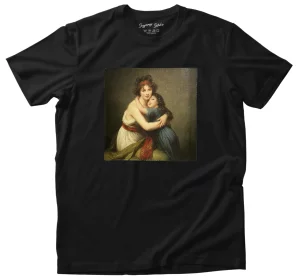 Koszulka z nadrukiem Autoportret z córką Élisabeth Vigée-Lebrun