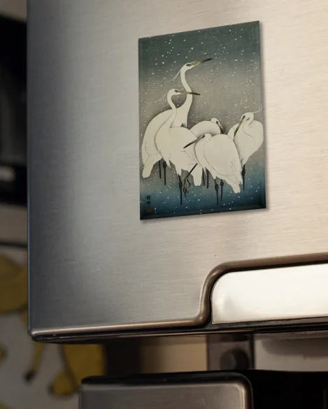 Magnes Grupa czapli Ohara Koson