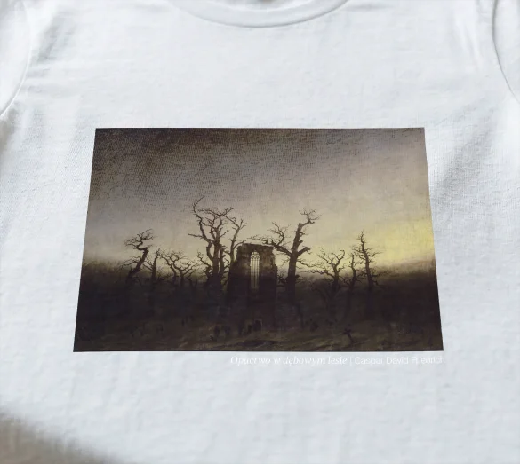Bluzka damska Opactwo w dębowym lesie Caspar David Friedrich