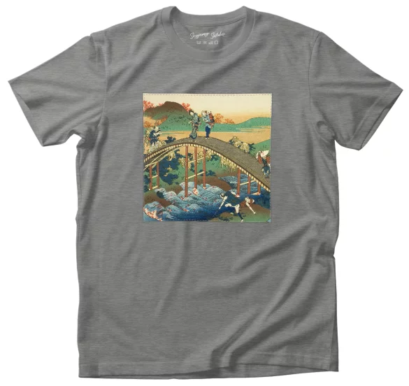 Koszulka z naszywką Ariwara no Narihira Katsushika Hokusai