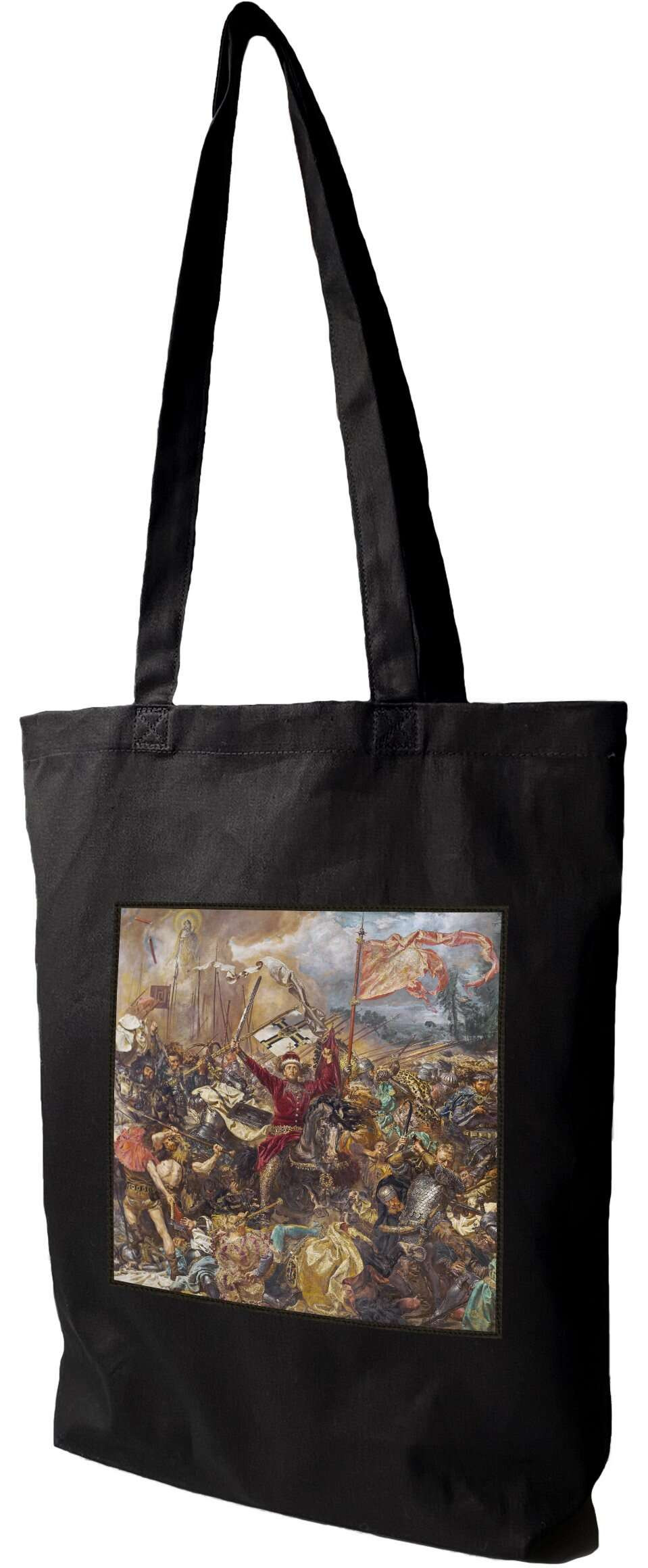 Torba z naszywką Bitwa pod Grunwaldem Jan Matejko, Czarna