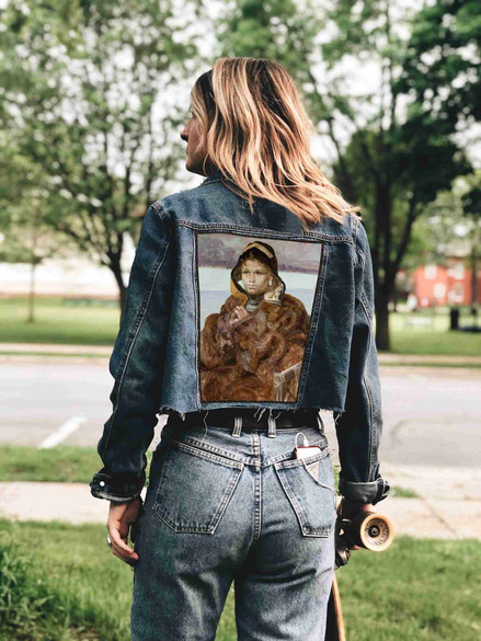 Ekran Modląca się dziewczynka Jacek Malczewski