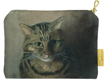 Kosmetyczka mini Studium głowy kota tabby Louis Wain