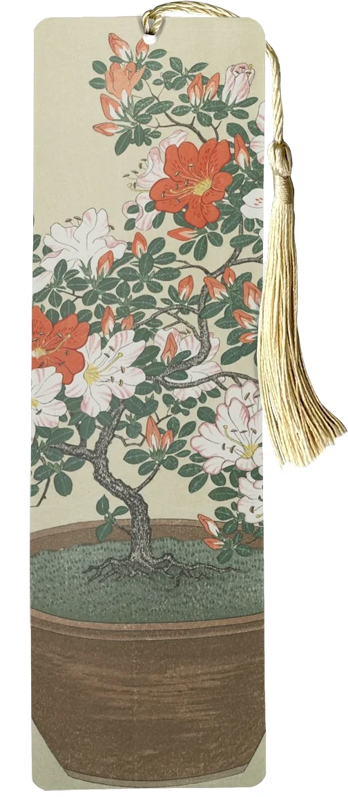 Zakładka do książki Azalia w doniczce Ohara Koson
