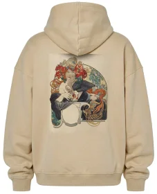 Bluza oversize Bières De La Meuse (Piwo z mezy) Alfons Mucha