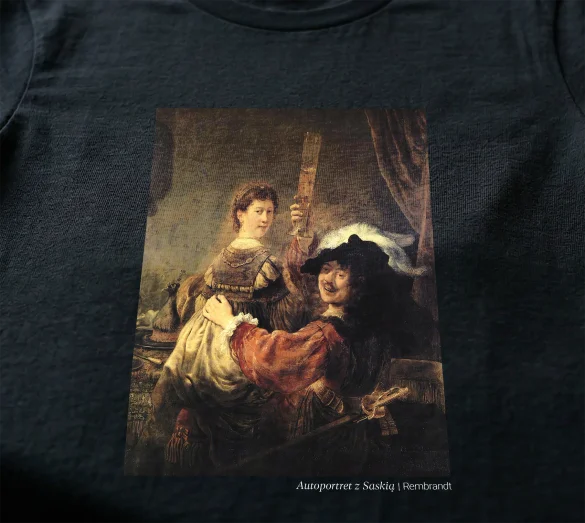 Bluzka damska Autoportret z Saskią Rembrandt