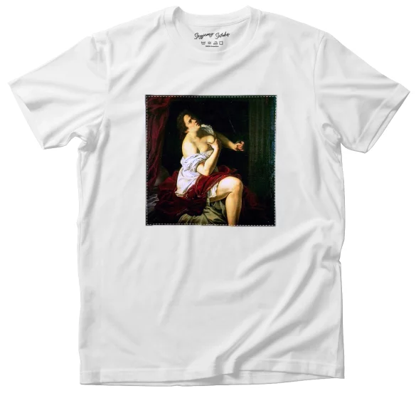 Koszulka z naszywką Lukrecja Artemisia Gentileschi