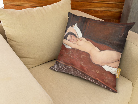 Poduszka Leżący akt Amedeo Modigliani