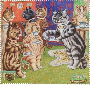 Ściereczka do okularów Herbata dla kota Louis Wain