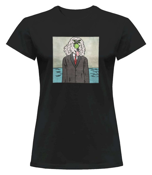 Bluzka damska z naszywką DOG PARODY: Syn człowieczy