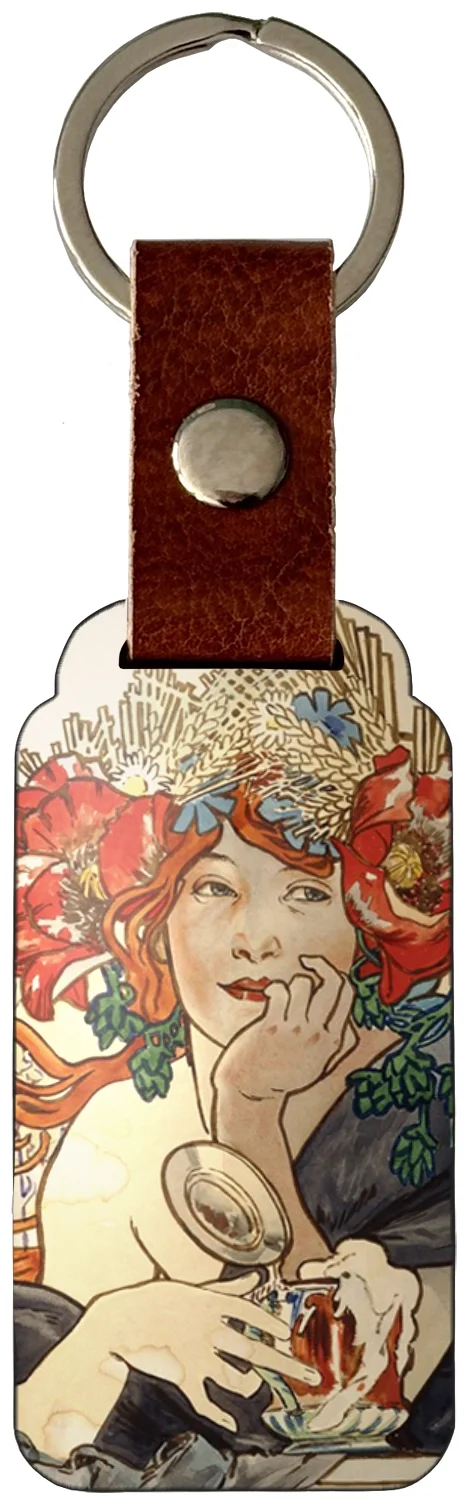 Brelok Bières De La Meuse (Piwo z mezy) Alfons Mucha