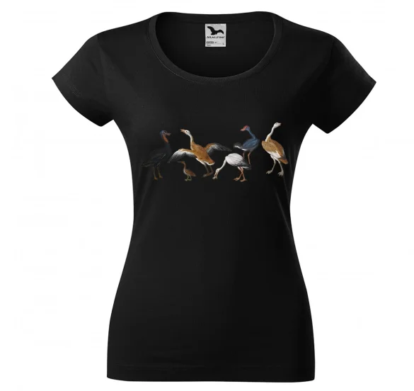 Bluzka damska Czaple i kaczki na rzece Jan van Kessel (starszy)