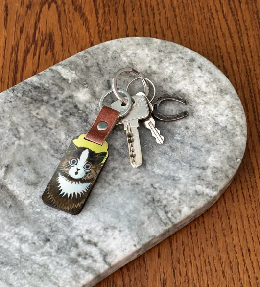 Brelok Kot w tęczy Louis Wain