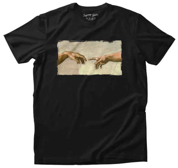 Koszulka Stworzenie Adama Michał Anioł